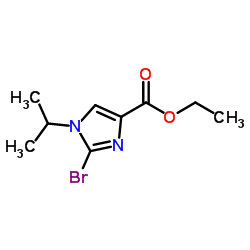 2-溴-1-异丙基-1H-咪唑-4-羧酸乙酯结构式