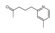 5-(4-methylpyridin-2-yl)pentan-2-one Structure