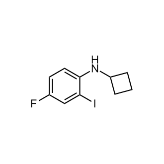 n-Cyclobutyl-4-fluoro-2-iodoaniline structure