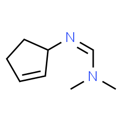 Methanimidamide, N-2-cyclopenten-1-yl-N,N-dimethyl-, (Z)- (9CI) structure