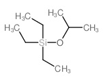 Silane,triethyl(1-methylethoxy)- Structure