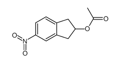 2-acetoxy-5-nitroindane Structure