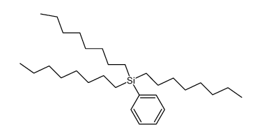 phenyltrioctylsilane Structure