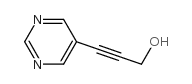 2-Propyn-1-ol, 3-(5-pyrimidinyl)- (9CI) structure