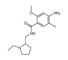 4-amino-N-((1-ethylpyrrolidin-2-yl)methyl)-5-iodo-2-methoxybenzamide Structure