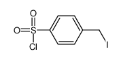 4-(iodomethyl)benzenesulfonyl chloride结构式