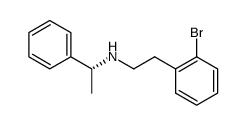 (R)-2-(o-bromophenyl)-N-(α-methylbenzyl)ethylamine结构式