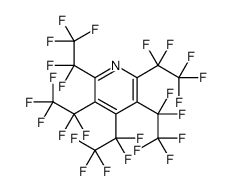 Pentakis(pentafluoroethyl)pyridine Structure