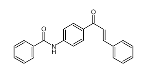 N-[4-(3-phenylprop-2-enoyl)phenyl]benzamide结构式