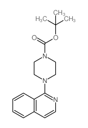 TERT-BUTYL 4-(ISOQUINOLIN-1-YL)PIPERAZINE-1-CARBOXYLATE Structure