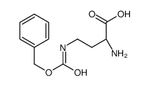 (S)-2-氨基-4-(((苄氧基)羰基)氨基)丁酸结构式