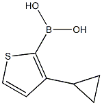 3-(Cyclopropyl)thiophene-2-boronic acid结构式