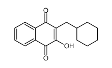 2-cyclohexylmethyl-3-hydroxy-[1,4]naphthoquinone Structure