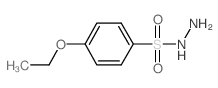 4-Ethoxybenzenesulfonohydrazide structure