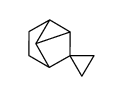 spiro(cyclopropane-1,6'-tricyclo[3.2.0.02,7]heptane)结构式