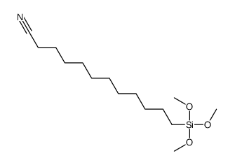 11-CYANOUNDECYLTRIMETHOXYSILANE Structure