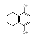 1,4-Naphthalenediol,5,8-dihydro- Structure