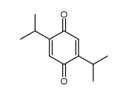 2,5-diisopropyl-1,4-benzoquinone Structure