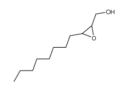 3-octyloxiranemethanol结构式