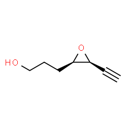 Oxiranepropanol, 3-ethynyl-, (2R,3S)- (9CI) structure