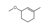 1-methoxy-3-methyl-2-cyclohexene结构式