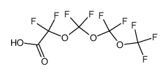 3,5,7-Trioxanonafluorooctanoic acid Structure