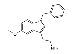 2-(1-benzyl-5-methoxy-1H-indol-3-yl)ethylamine Structure