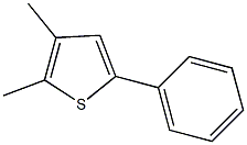 2,3-dimethyl-5-phenylthiophene Structure