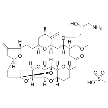 甲磺酸艾瑞布林结构式