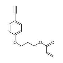 3-(4-ethynylphenoxy)propyl prop-2-enoate Structure