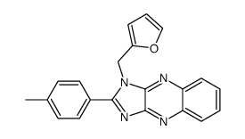 3-(furan-2-ylmethyl)-2-(4-methylphenyl)imidazo[4,5-b]quinoxaline Structure