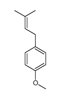 1-methoxy-4-(3-methylbut-2-enyl)benzene Structure