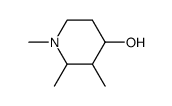 4-Piperidinol,1,2,3-trimethyl结构式