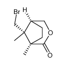 (1R,5R,8R)-8-(bromomethyl)-1,8-dimethyl-3-oxabicyclo[3.2.1]octane-2-one Structure