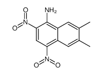 6,7-dimethyl-2,4-dinitronaphthalen-1-amine Structure