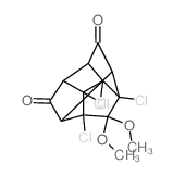 2,3,5,6-tetrachloro-4,4-dimethoxypentacyclo[5.4.0.0^{2,6}.0^{3,10}.0^{5,9}]undecane-8,11-dione Structure