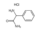 (RS)-phenylglycinamide hydrochloride结构式