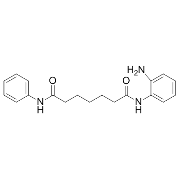 N-(2-氨基苯基)-N'-苯基庚二酰胺结构式