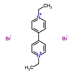 1,1'-DIETHYL-4,4'-BIPYRIDINIUM DIBROMIDE Structure