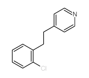 Pyridine,4-[2-(2-chlorophenyl)ethyl]-结构式