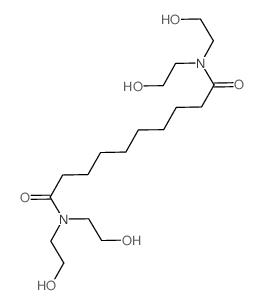 N,N,N,N-tetrakis(2-hydroxyethyl)decanediamide structure