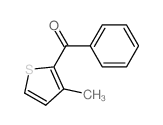 Methanone, (3-methyl-2-thienyl)phenyl- structure