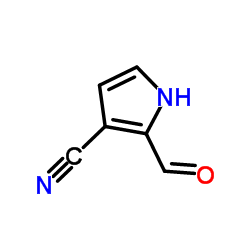 2-甲酰基-1H-吡咯-3-甲腈结构式