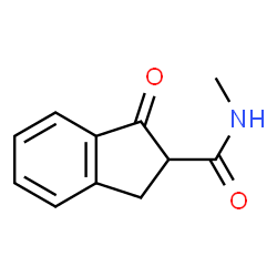 1H-Indene-2-carboxamide,2,3-dihydro-N-methyl-1-oxo- Structure