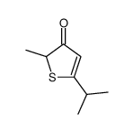 2-methyl-5-propan-2-ylthiophen-3-one Structure