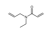 Acrylsaeure-N-allyl-N-aethylamid structure