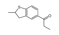 1-(2-methyl-2,3-dihydro-1-benzothiophen-5-yl)propan-1-one结构式