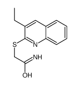 Acetamide, 2-[(3-ethyl-2-quinolinyl)thio]- (9CI) picture