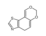 4H-[1,3]Dioxino[4,5-g]benzothiazole(9CI) structure