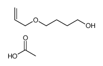 acetic acid,4-prop-2-enoxybutan-1-ol Structure